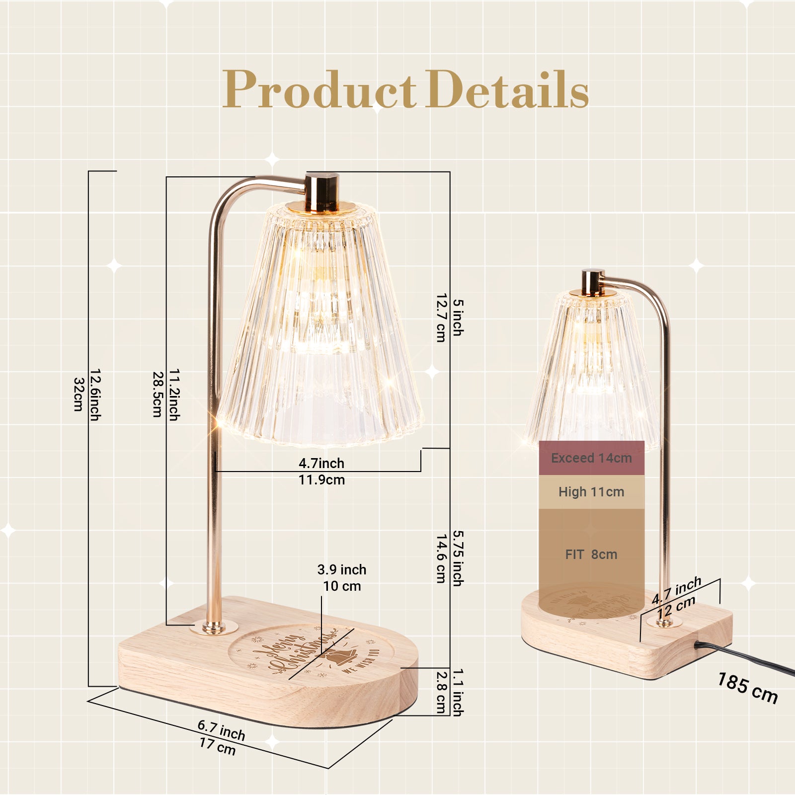 Marycele Gifts Candle Warmer Lamp