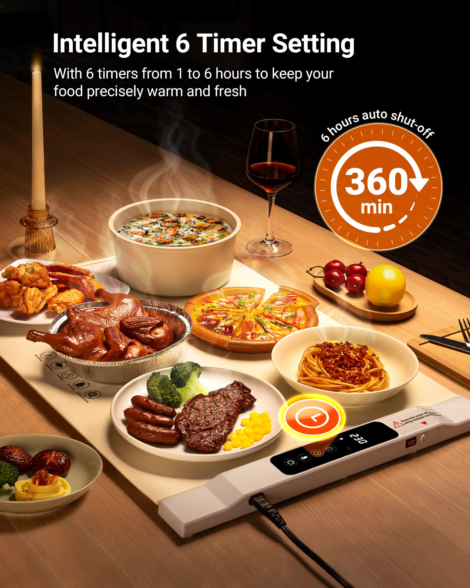 Thermal insulation heating pad