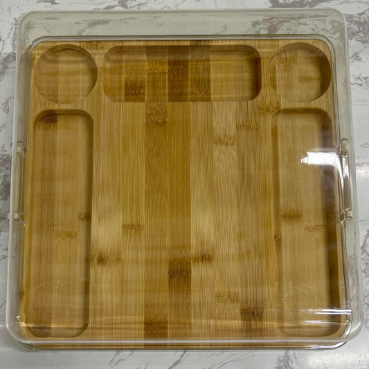 Deli plate with lid