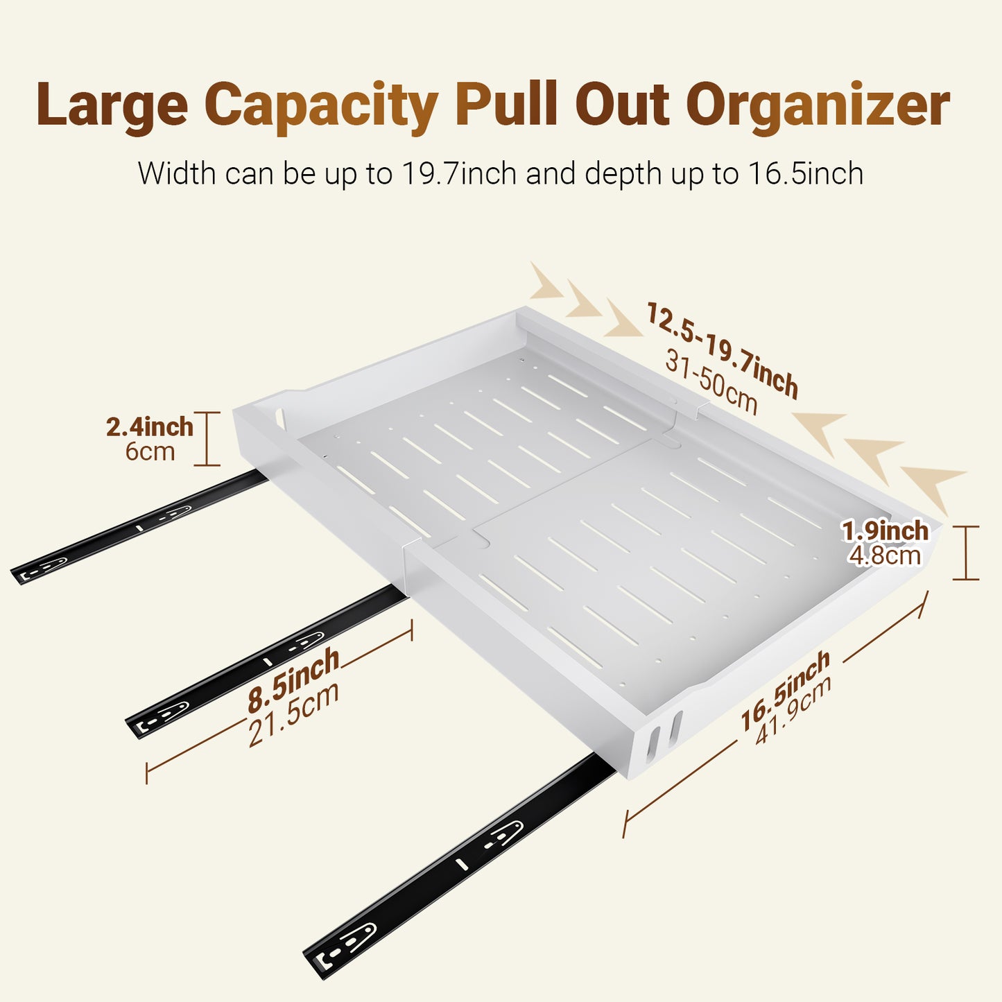 Pull Out Cabinet Organizer