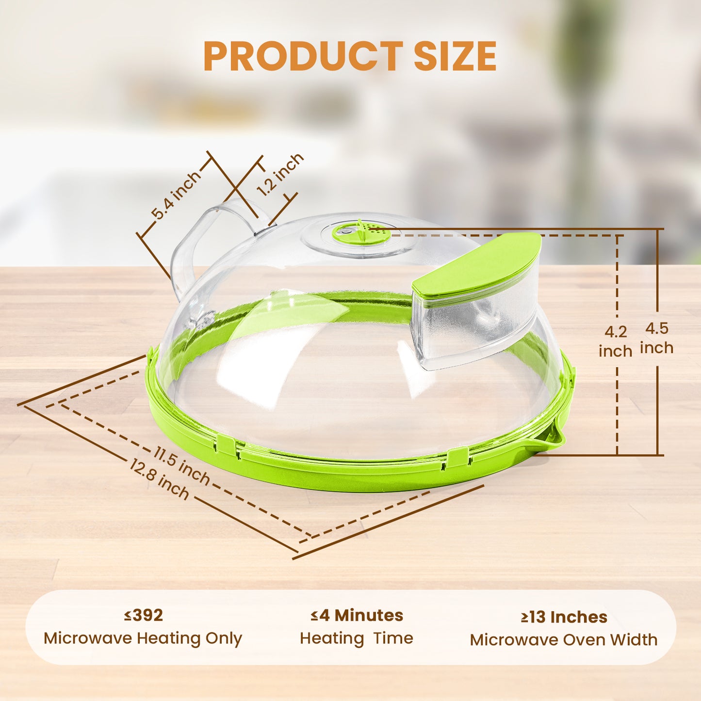 Microwave Splatter Cover for Food