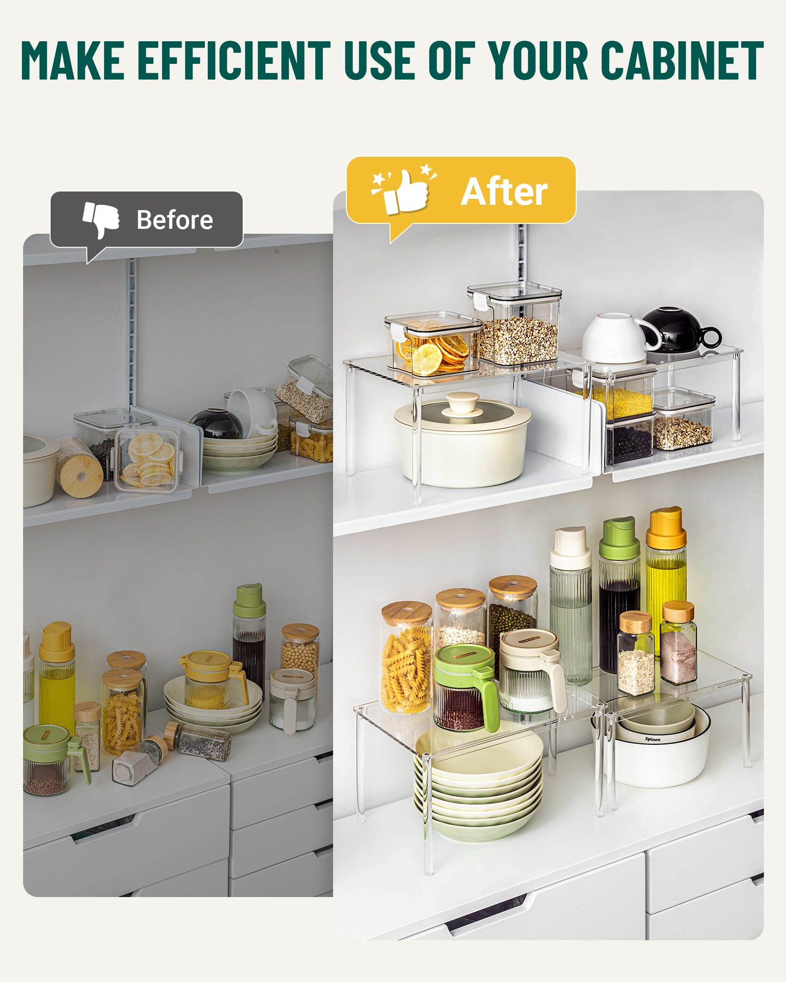 Clear Spice Rack