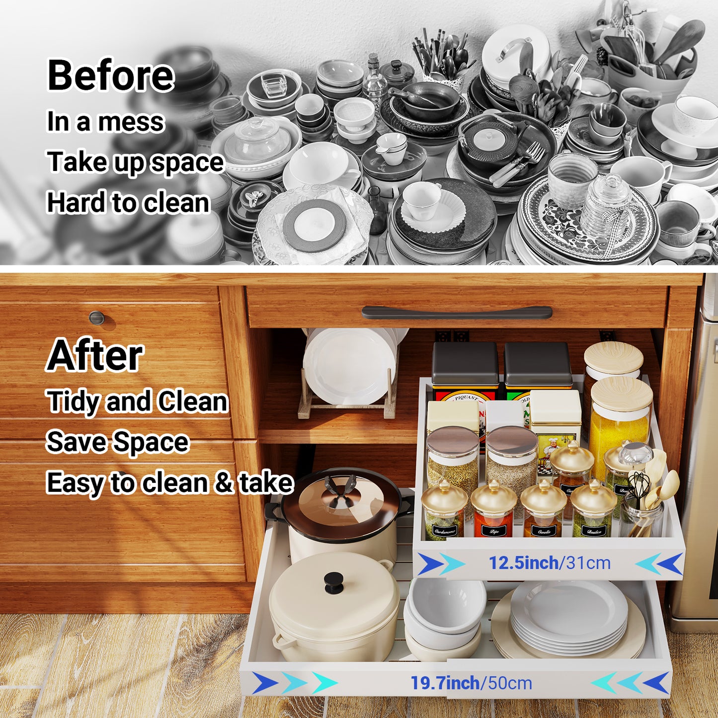 Pull Out Cabinet Organizer