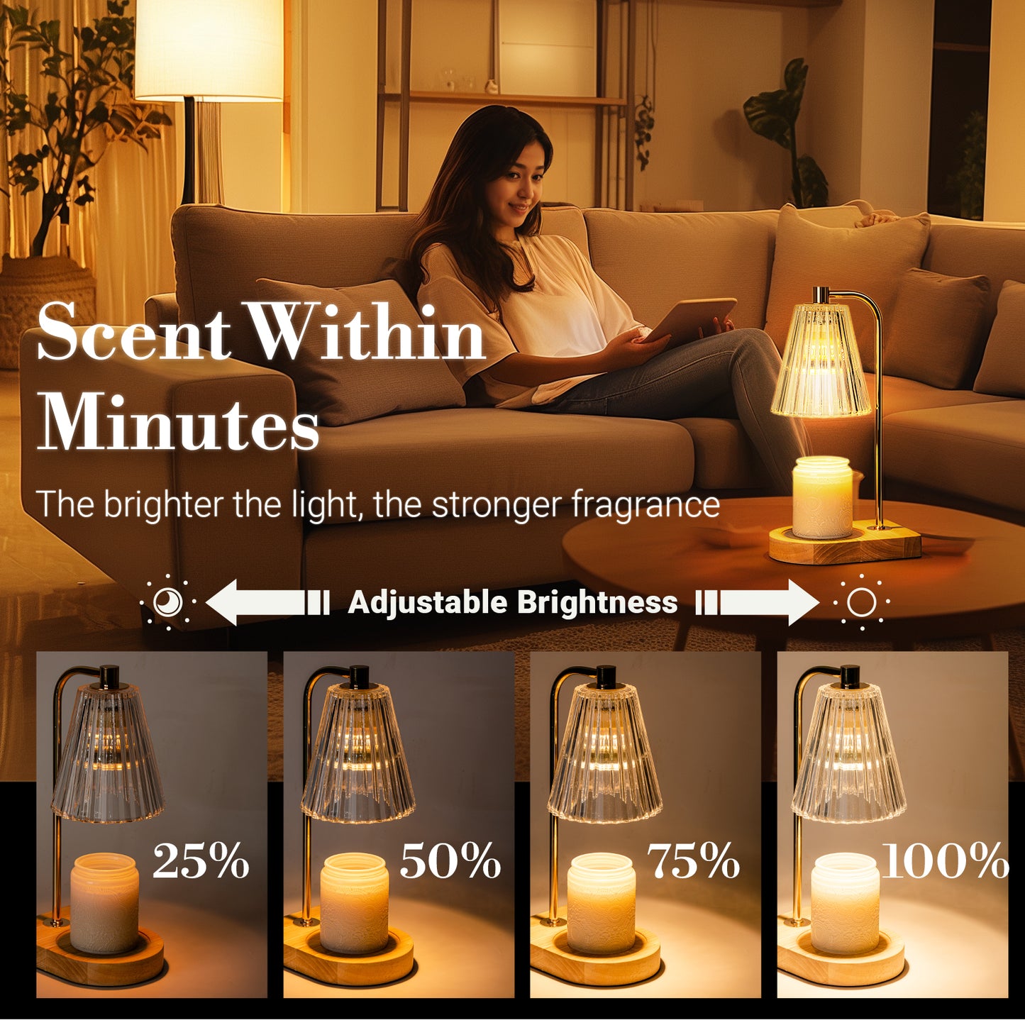 Marycele Birthday Gifts Candle Warmer Lamp